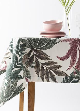 Скатертина 140х170 см з пляма і водовідштовхувальним просоченням ideia бавовна амазонка фрез