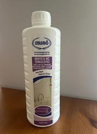 Чистящее средство для ванной и туалета банье фиолетовый эрсаг 1000мл