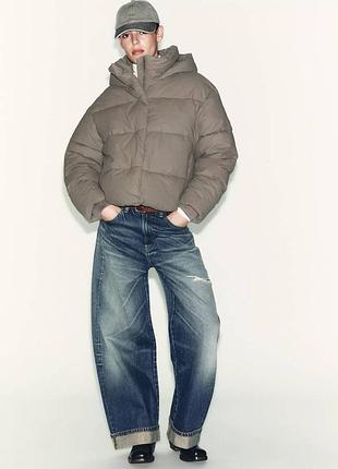 Короткий пуховик zara
