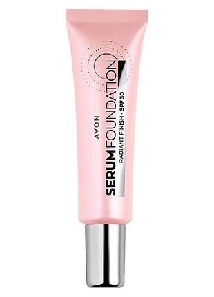 Тональна крем-сироватка для обличчя spf 30, 30 мл avon