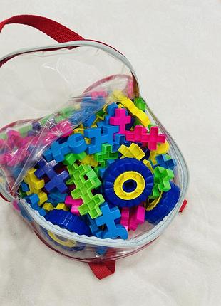 Дитячий пластиковий конструктор пазл майстер тошка юніка