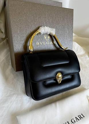 Кожаная городская сумочка для девушки болгари брендовая сумка через плечо для женщины bvlgari