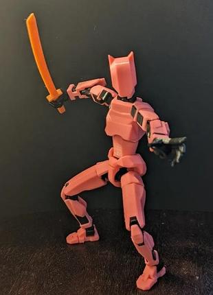 Детский конструктор, игрушка робот, шарнирная фигурка, dummy 13, дими 13