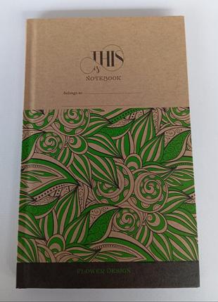 Блокнот скетчбук 80 аркушів а5 829 крафтова тверда обкладинка