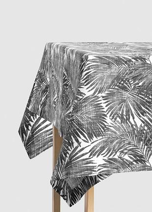 Скатертина 140х170 см ideia з плямо і водовідштовхувальним просоченням бавовна сіра
