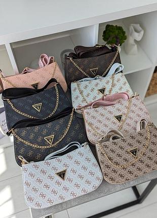 Жіноча сумка guess,біла гесс жіноча сумка гесс