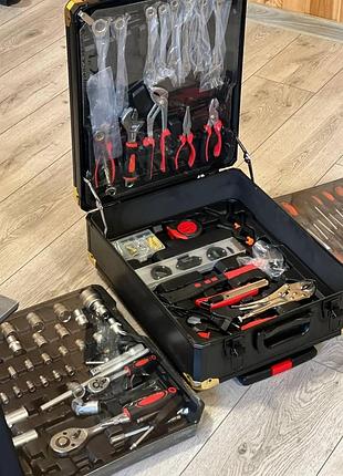 Набор инструментов wmc tools, 408 предметов с трещоткой в удобном кейсе