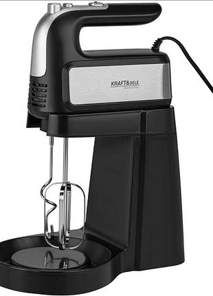 Міксер ручний з чашею 1000w kraft&dele kd4141