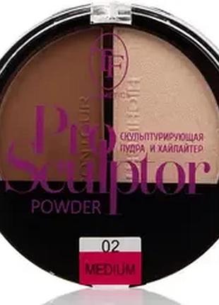 Пудра для лица скульптурированная tf хайлайтер контур триумф pro sculptor ctp13 02