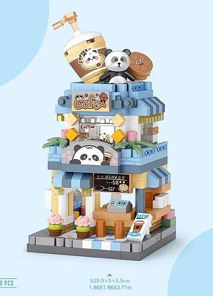 Конструктор "городская улица" - кофейня – 410 деталей