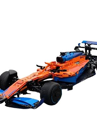 Конструктор f1 1:8 "формула 1" 1432 детали оранжево-синий 65×27×8 см