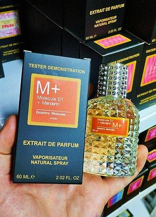 Тестер унісекс escentric molecules molecule 01 + mandarin 60 ml, ексцентрик молекула 01 + мандарин