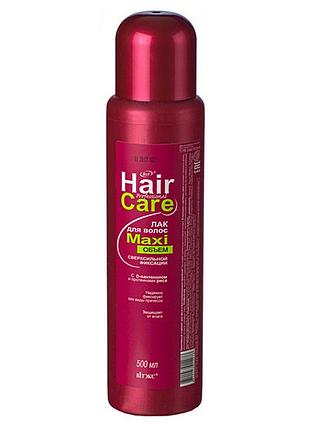 Лак для волос maxi объем сверхсильной фиксации (без распылителя) витэкс professional hair care 500 мл