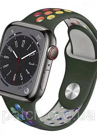 Змінний силіконовий ремінець для apple watch 38 / 40 / 41 / 44 / 45 / 49 мм no8