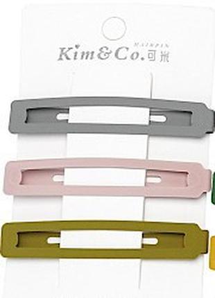 Заколка тик-так для волос матовая