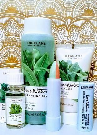 Набор для жирной кожи - чайное дерево