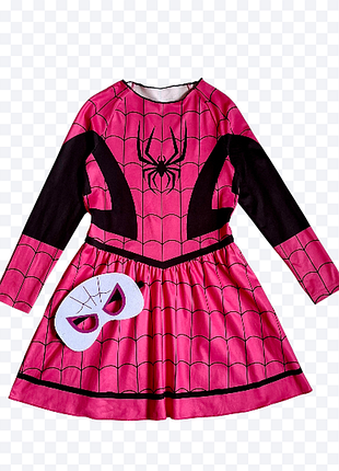 Человек паук spiderman девочка карнавальный костюм платье на 7 лет