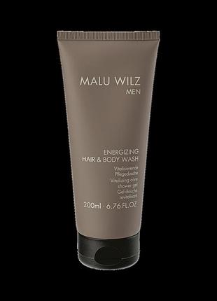 Malu wilz чоловічий енергізуючий гель для душа energizing hair & body wash , 200 ml
