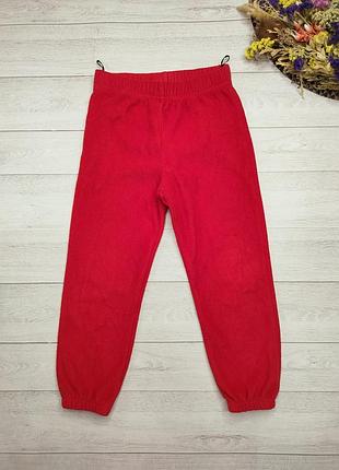 Флисовые брюки на девочку 3-4 года (98-104)