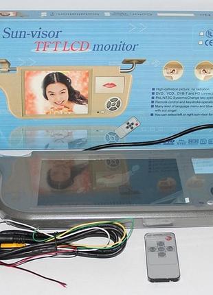 Авто козырек с встроенным монитором 9 дюймов