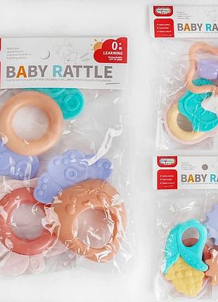 Набір брязкалець-прорізувачів, в пакеті