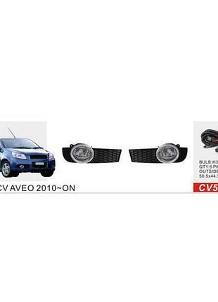 Фари дод. модель chevrolet aveo hatchback/2008-12/cv-527/h3-12v55w/ел.проводка