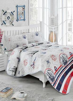 Покрывало стеганое с наволочкой fairway kirmizi 200х220см eponj home