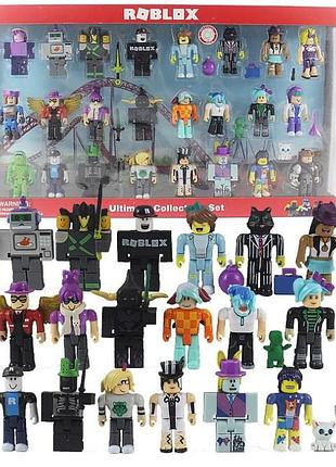 Набор фигурок большой roblox 2 роблокс 24 героя большая коробка