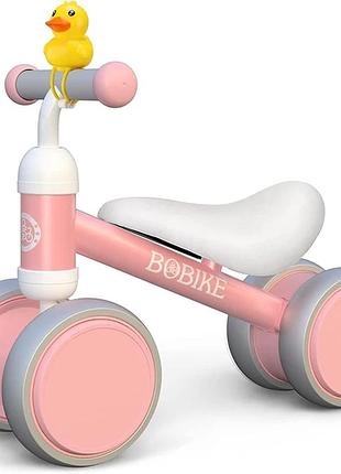 Дитячий толокар-велосипед біговел bobike pink 10-24 міс,рожевий