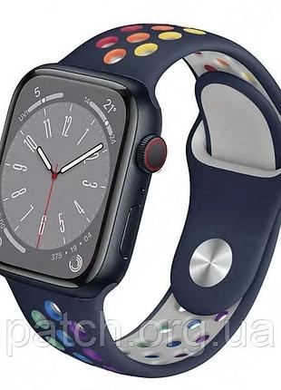 Змінний силіконовий ремінець для apple watch 38 / 40 / 41 / 44 / 45 / 45 / 49 мм no1