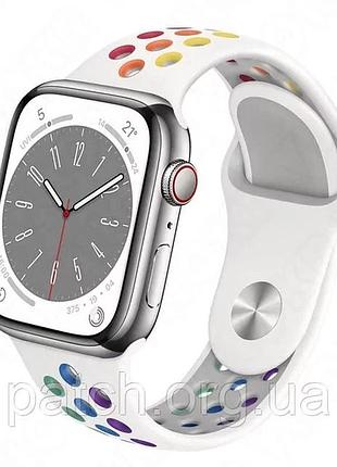 Змінний силіконовий ремінець для apple watch 38 / 40 / 41 / 44 / 45 / 45 / 49 мм no6