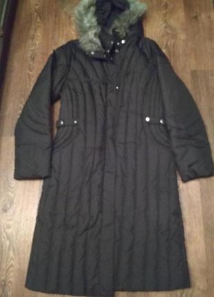 Пухове пальто marks & spencer m пуховик