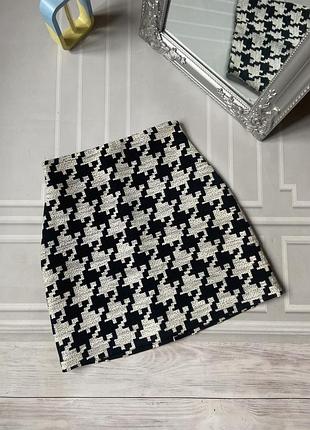 Теплая юбка трапеция