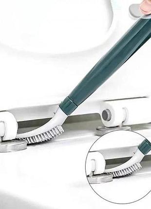 Силиконовый ершик для унитаза с дозатором для моющего средства toilet brush