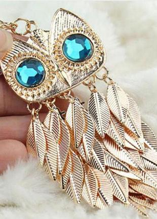 Кулон с цепочкой "owl"