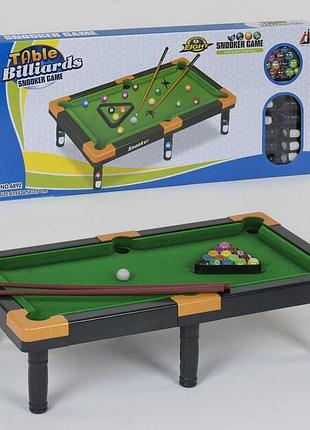 Бильярд детский 6892 (36/2) настольный, в коробке