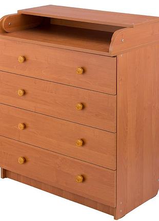 Пеленальный комод babyroom комод 4 тел.big 102x80x50 ольха