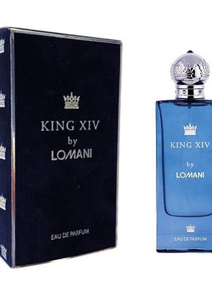 Мужская парфюмированная вода parfums parour lomani king xiv 90 мл