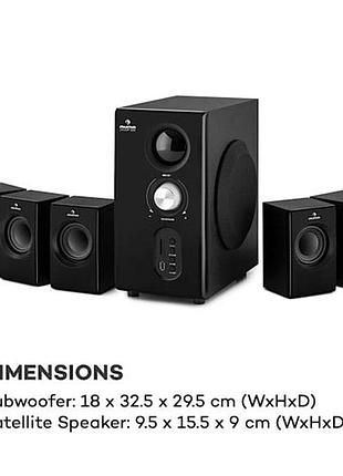 Акустическая система auna z-plus 5.1, германия