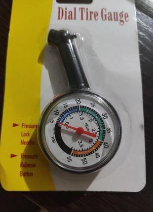 Манометр для вимірювання тиску в шинах