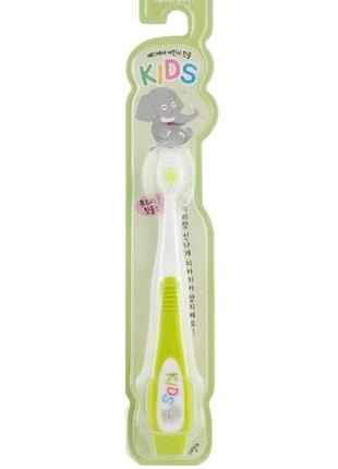 Детская зубная щётка с закругленными щетинками white kids toothbrush