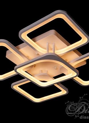 Светодиодная люстра с пультом для спальни, зала и кухни, стильный led свет hjk