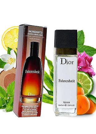 Парфюмированная вода мужская dior fahrenheit 40 мл