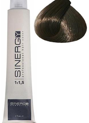 Крем-краска для волос sinergy №6/1 пепельный темно-русый 100 мл