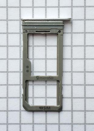 Sim лоток samsung g950f galaxy s8 microsd (1sim) оригинал с разборки серый