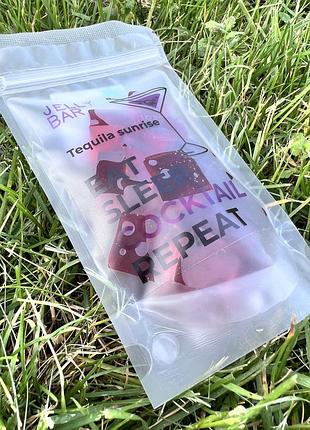 Алкогольные конфеты jelly bar коктейльные, текила санрайз натуральные, 100 г