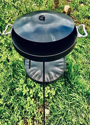 Сковорода з диска садж з цільними ніжками 50 см