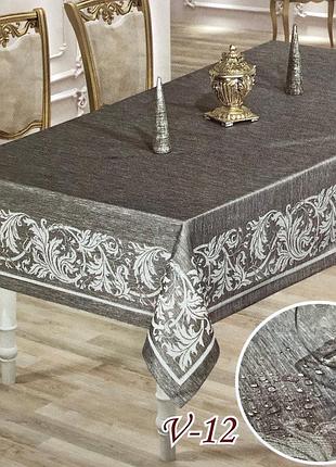 Скатертина "verolly" - водонепроникна 160/220 див., бордо