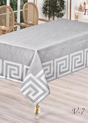 Скатерть "verolly” - водонепроницаемая v - 7 шоколадный, 160/220 см.