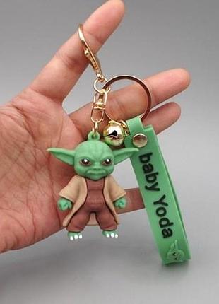 Брелок для ключей мандалорец йода фигурка малыша, звездные войны малыш йода 2